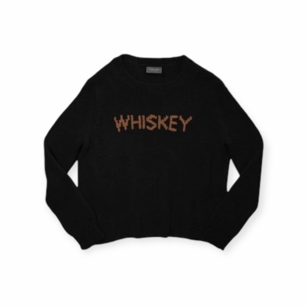 Wooden Ships Whiskey Sweater in Black Sz. S/M